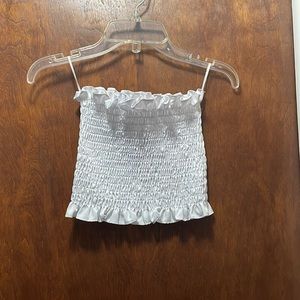 Tube top, brand: shein, color: white, size: S